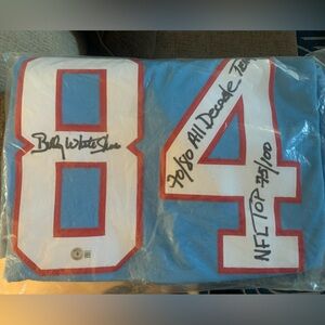 Billy Johnson autographed authentic jersey size XL